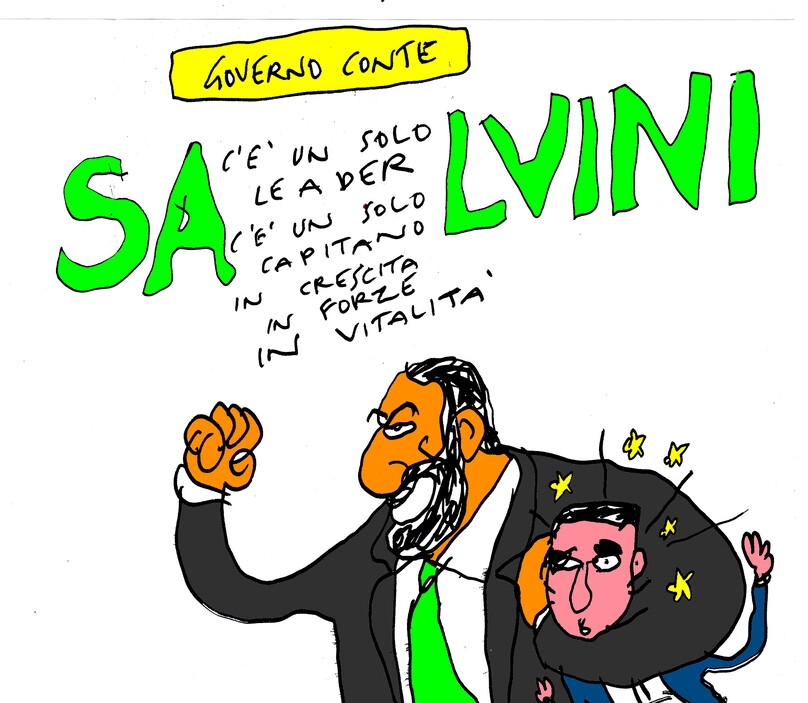 Immagine di Il governo SalviMaio visto da Vincino