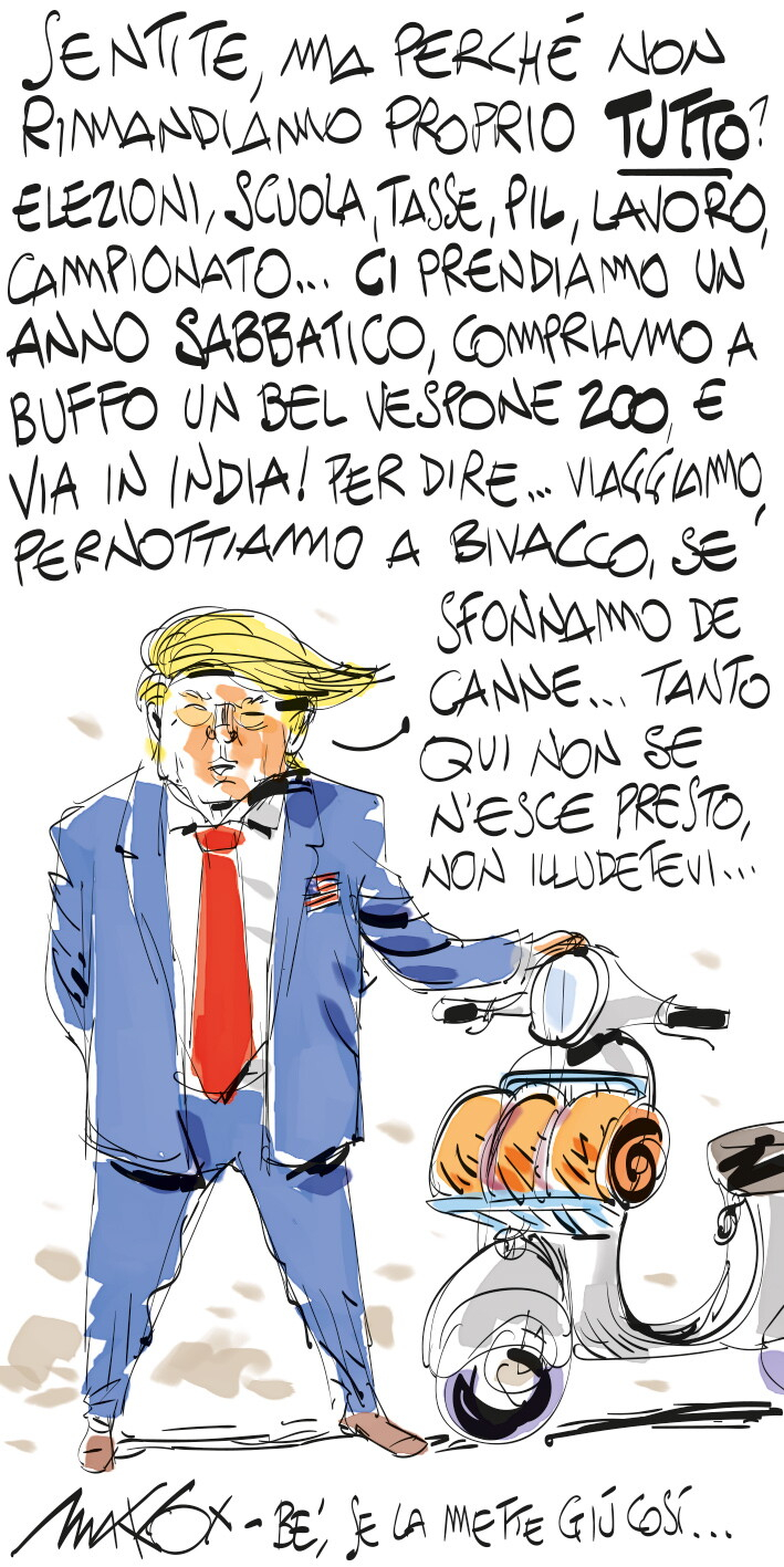 Immagine di Le vignette di Makkox. Agosto 2020
