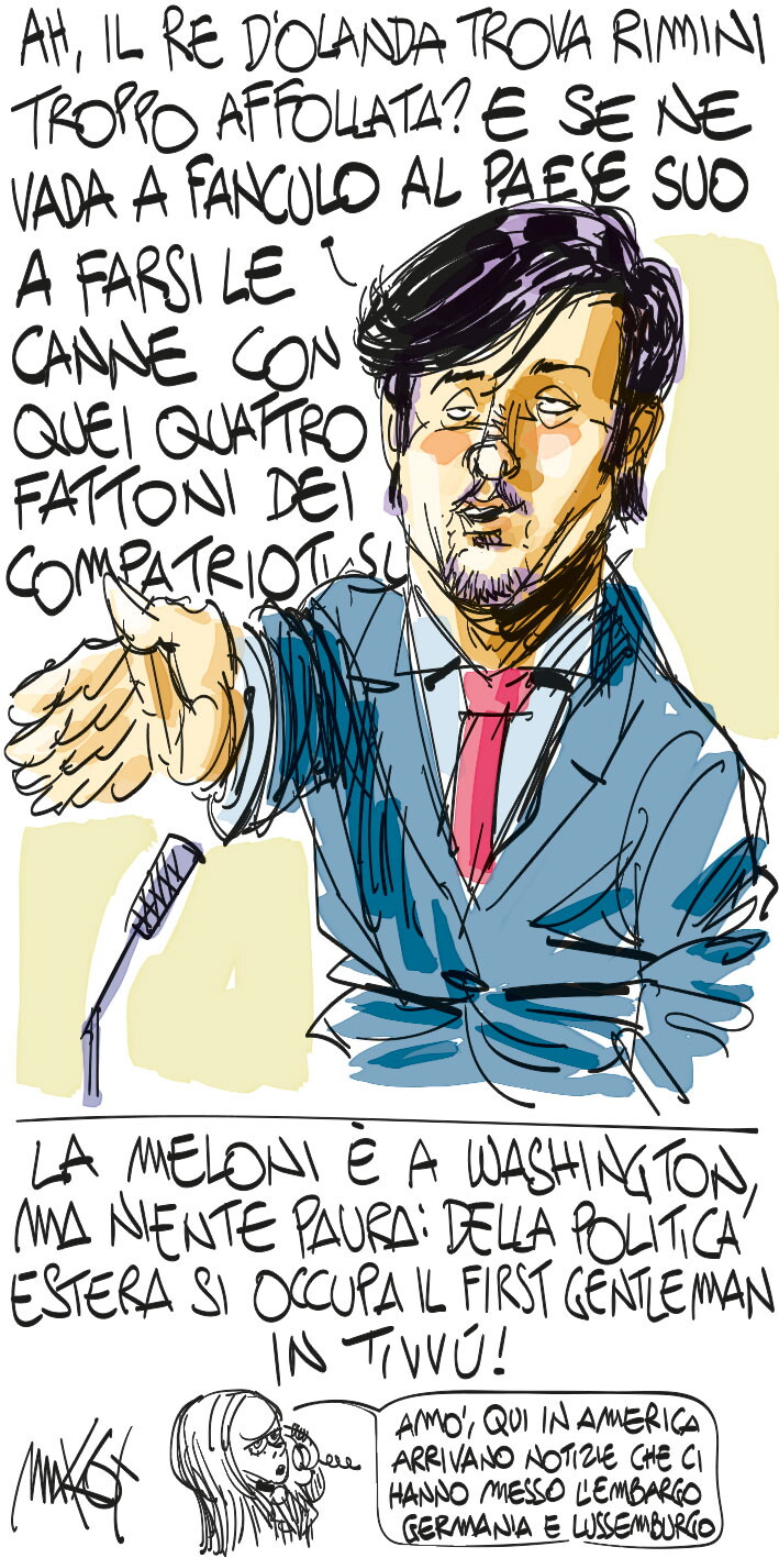 Immagine di Le vignette di Makkox: luglio 2023