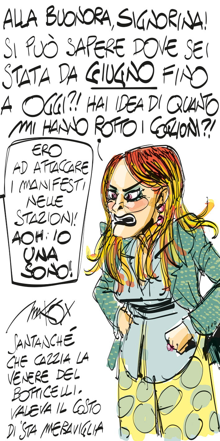Immagine di Le vignette di Makkox: agosto 2023
