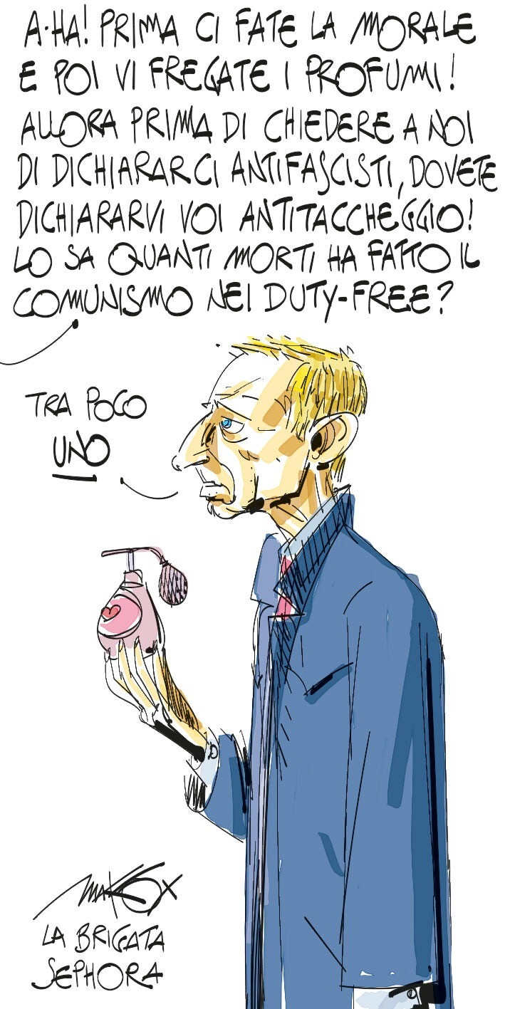 Immagine di Le vignette di Makkox: aprile 2024