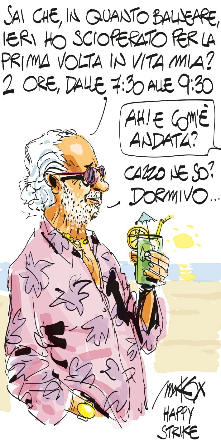 Immagine di Le vignette di Makkox: agosto 2024