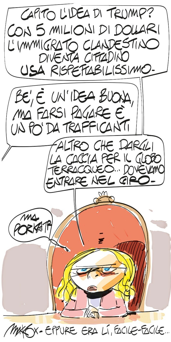 Immagine di Le vignette di Makkox: febbraio 2025