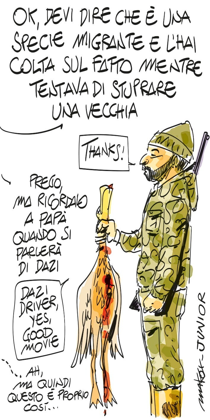 Immagine di Le vignette di Makkox: febbraio 2025