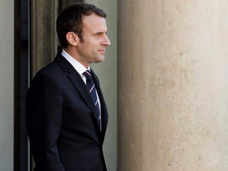 Emmanuel Macron (foto LaPresse)