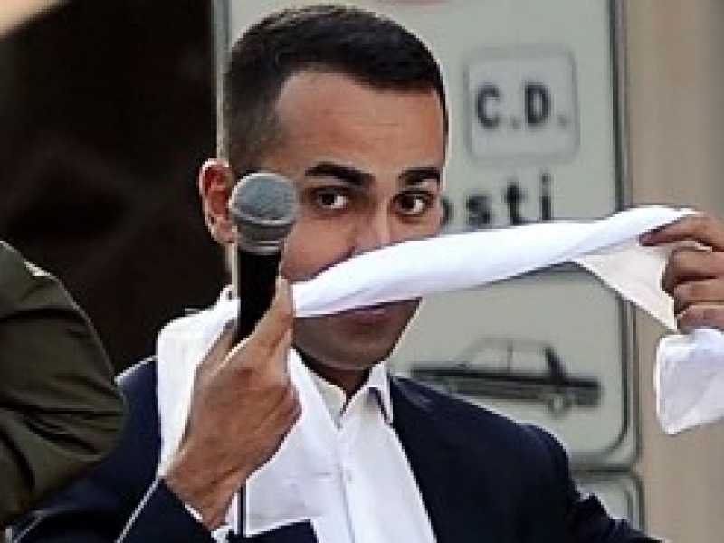 Luigi Di Maio e Beppe Grillo (foto LaPresse)