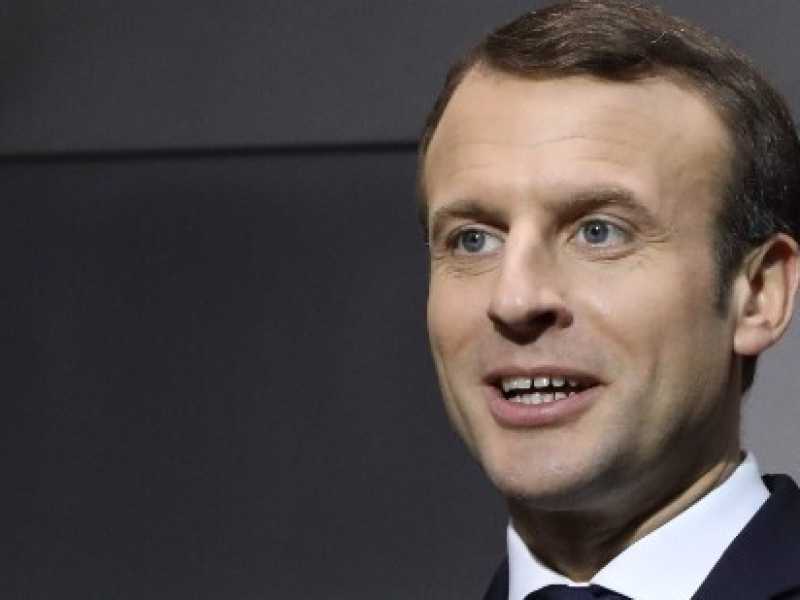 Emmanuel Macron (foto LaPresse)