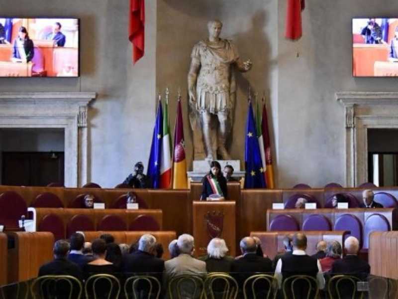 L'Aula Giulio Cesare (foto LaPresse)