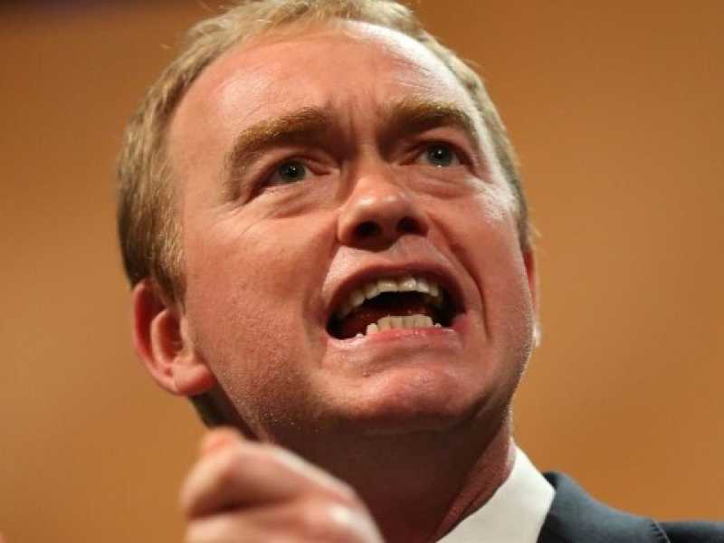 Tim Farron (foto LaPresse)