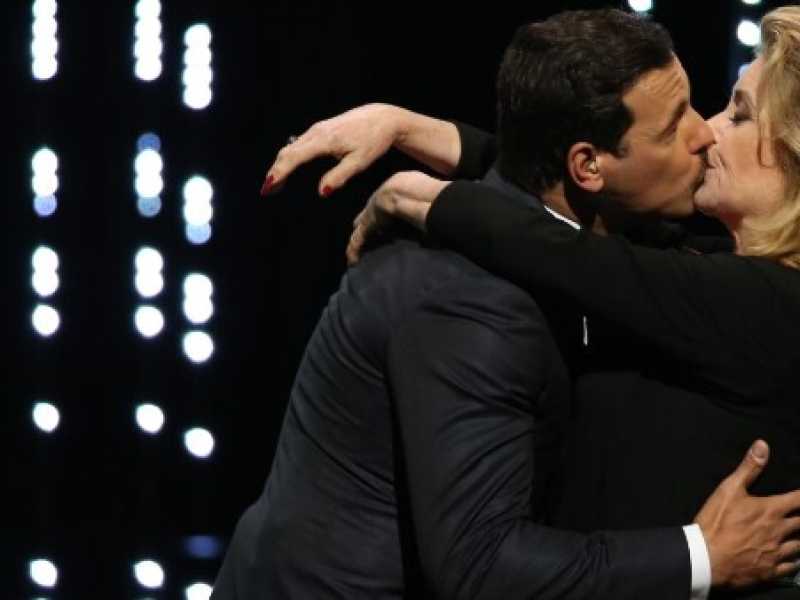  Catherine Deneuve e Laurent Laffite (foto LaPresse)