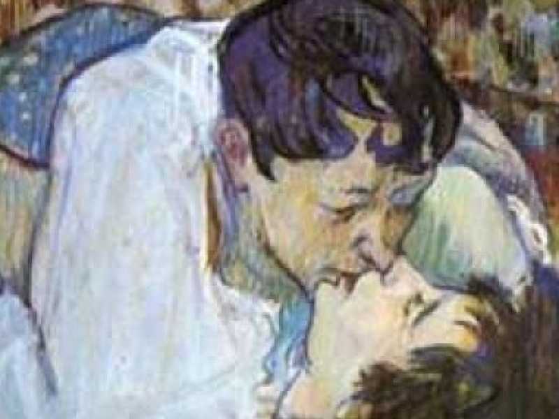 Henry de Toulouse Lautrec, Au lit: Le baiser - 1892