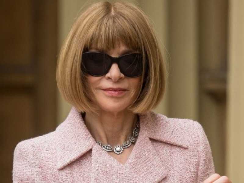 La direttrice di Vogue, Anna Wintour. Foto  LaPresse/PA 