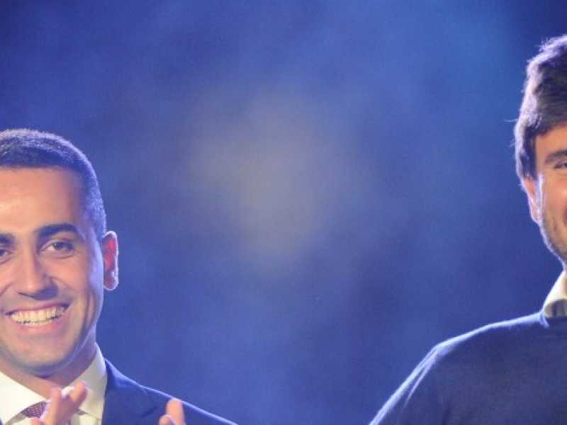 Luigi Di Maio e Alessandro Di Battista (foto LaPresse)