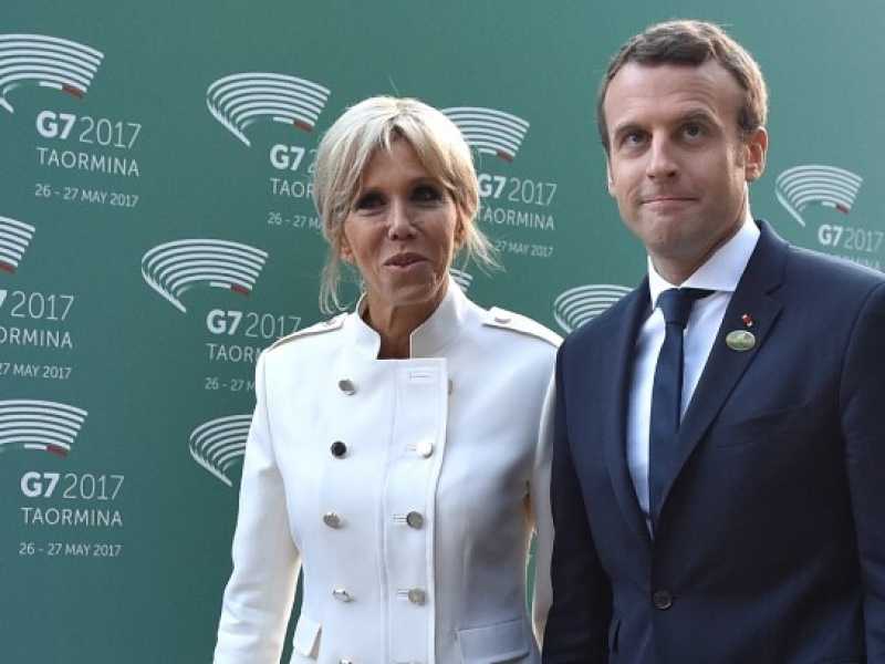 Emmanuel e Brigitte Macron