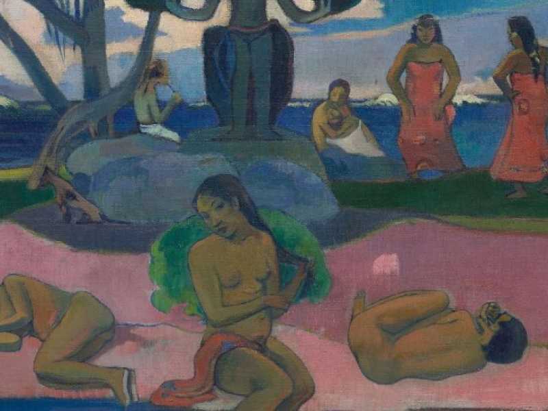 Paul Gauguin, "Giorno di Dio", olio su tela, 1894 (foto via Wikimedia Commons) 