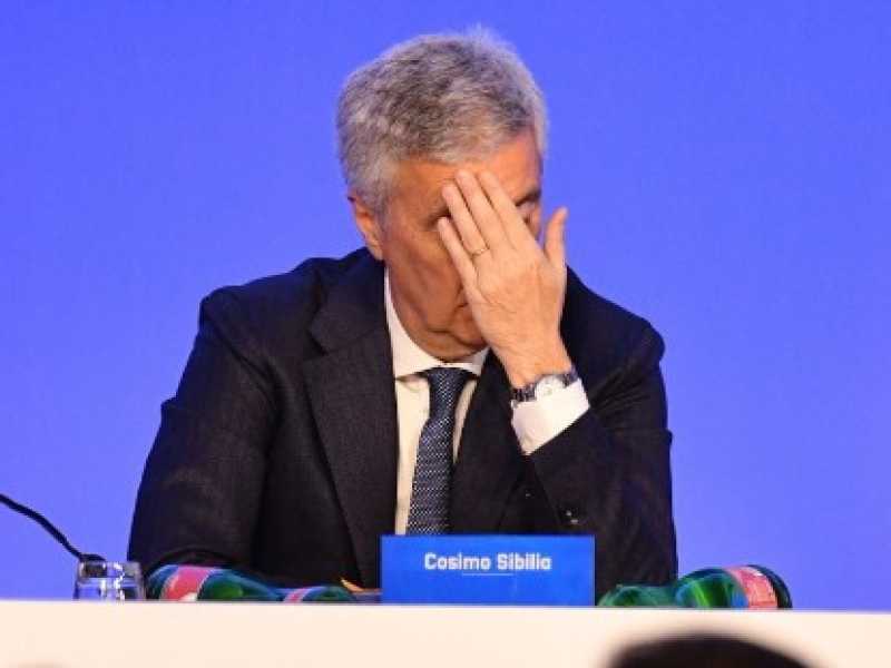 Damiano Tommasi, Cosimo Sibilia e Gabriele Gravina (foto LaPresse)