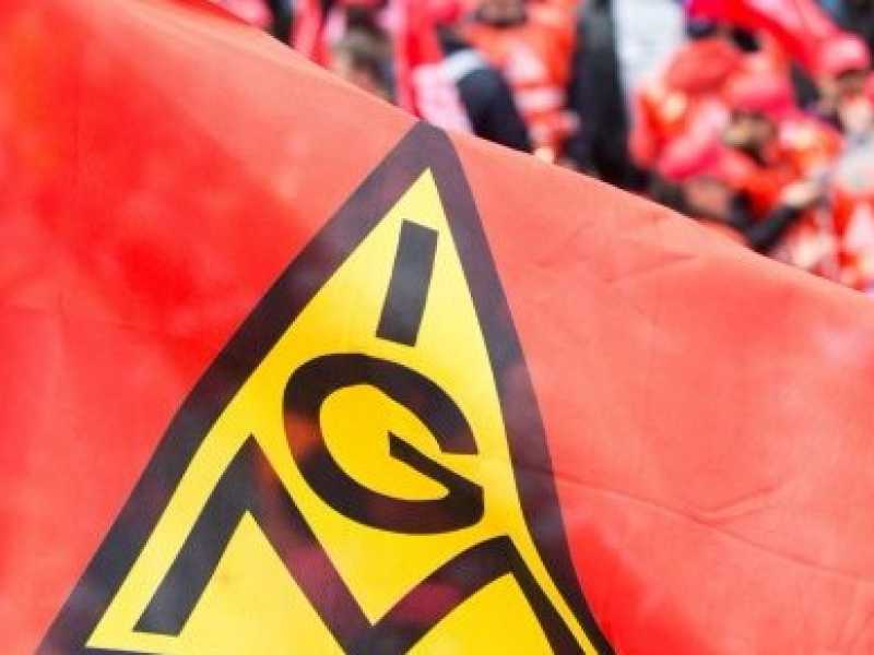 Una manifestazione dei lavoratori IG Metall