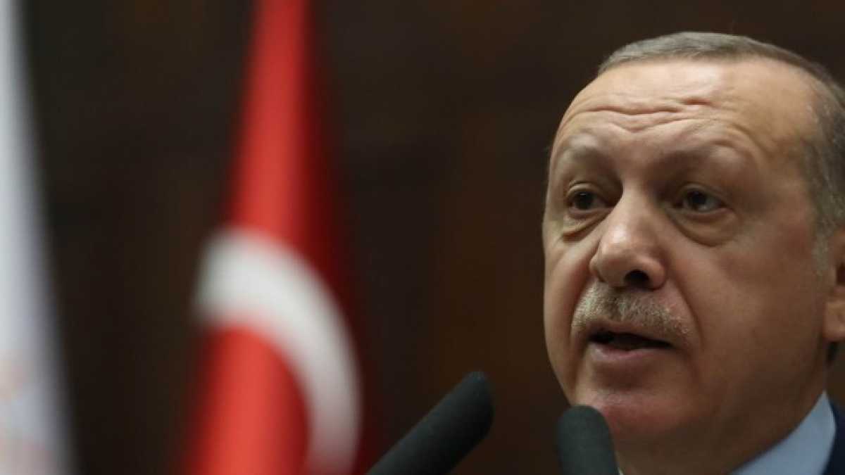 Immagine di Erdogan a Roma