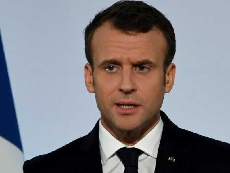 Emmanuel Macron (foto LaPresse)