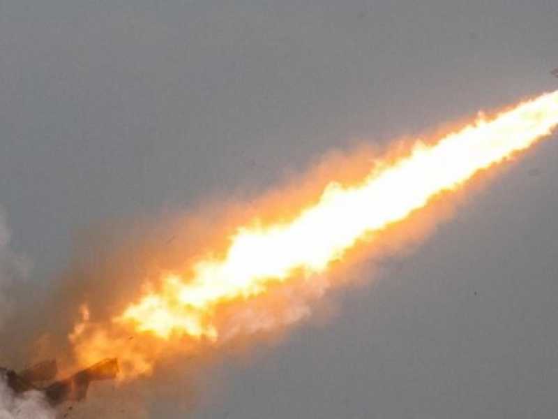 Un missile russo terra-aria Pechora (foto LaPresse)