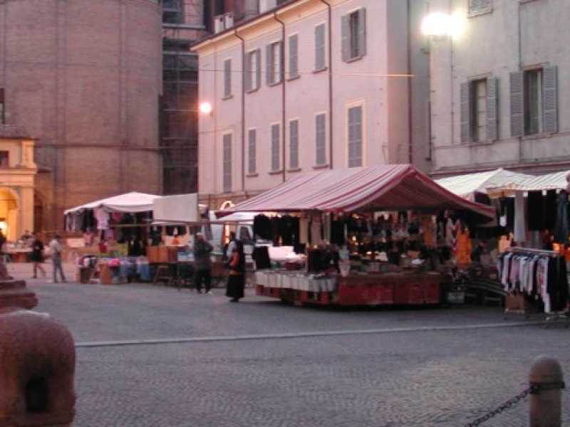 La piazza di Fabbrico