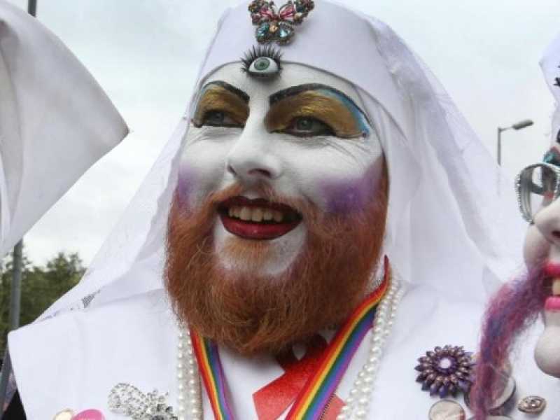 Un'immagine del Gay Pride di Glasgow del 2017