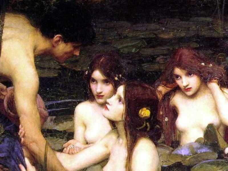 “Hylas e le Ninfe” di John William Waterhouse