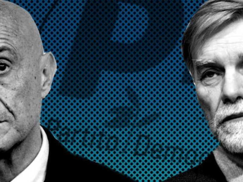 Il ministro dell'Interno, Marco Minniti, e quello delle Infrastrutture, Graziano Delrio