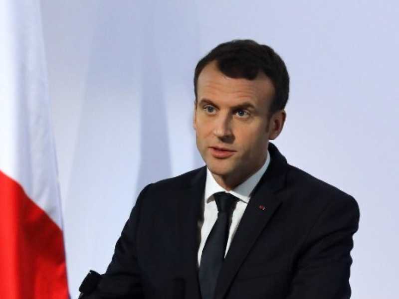 Emmanuel Macron (foto LaPresse)
