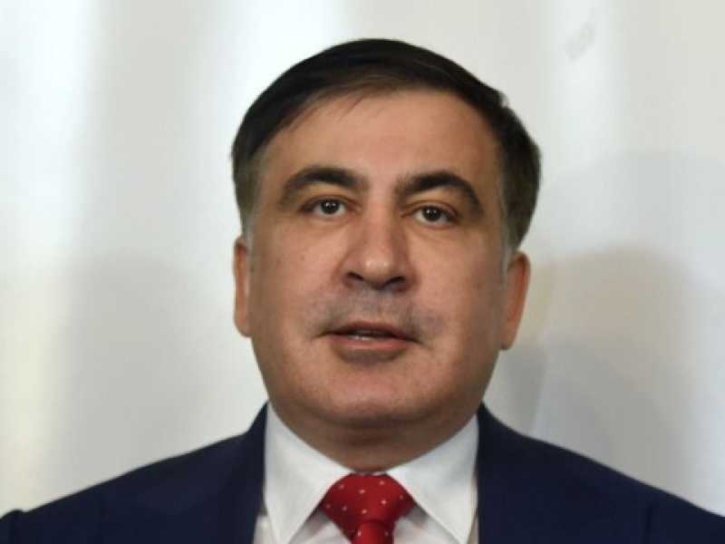 L'ex presidente georgiano Mikheil Saakashvili (Foto LaPresse)