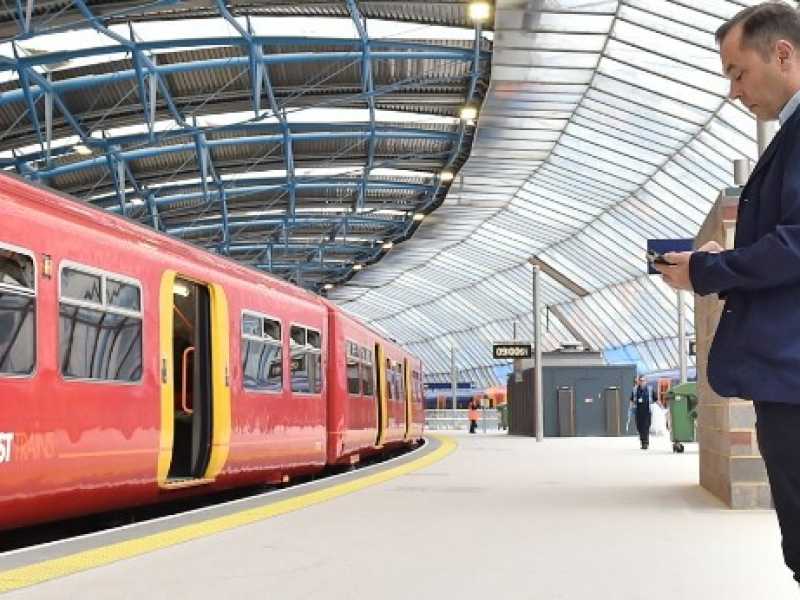 La stazione di Waterloo a Londra. Foto LaPresse