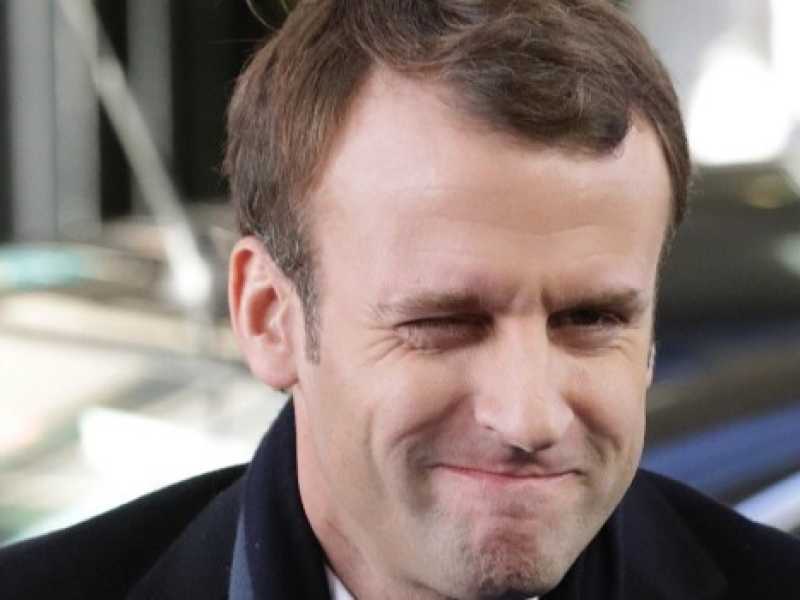 Emmanuel Macron (foto LaPresse)