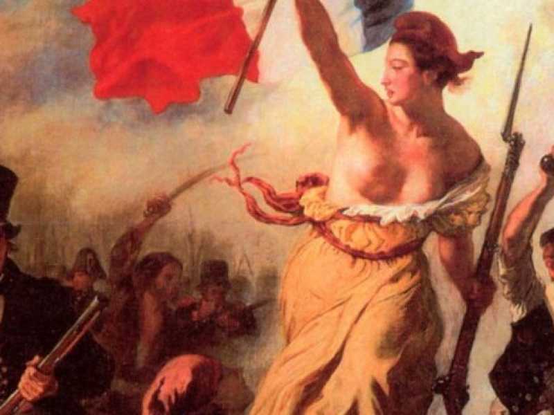  Eug&egrave;ne Delacroix, "La libert&agrave; che guida il popolo" (1830)