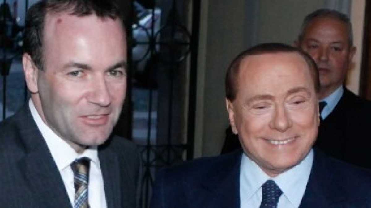 Immagine di L'“asse franco-tedesco" (del Ppe) a Roma per sostenere Berlusconi