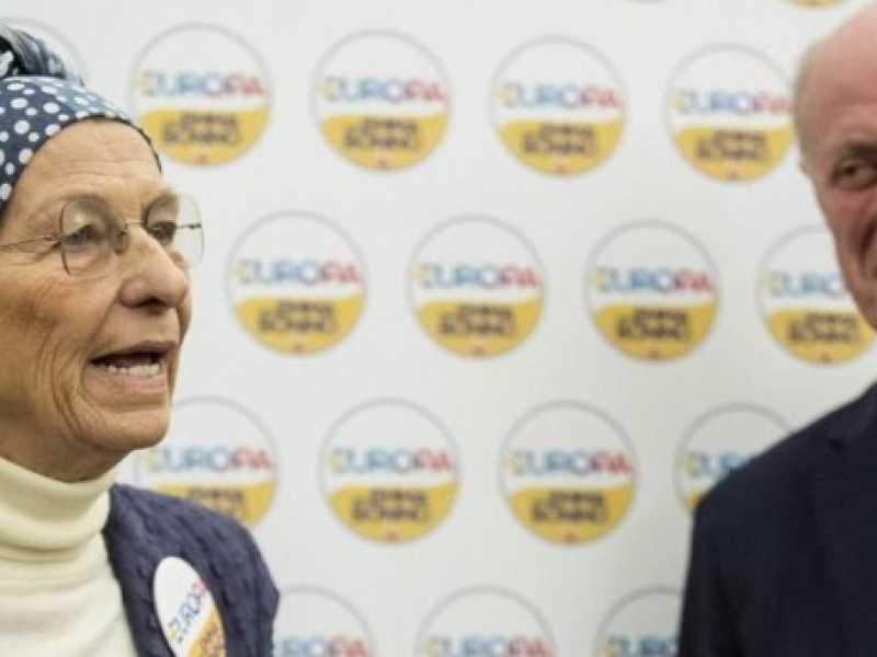 Emma Bonino e Bruno Tabacci (foto LaPresse)