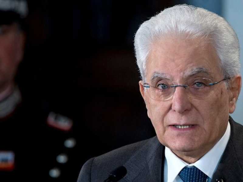 Sergio Mattarella (foto LaPresse)