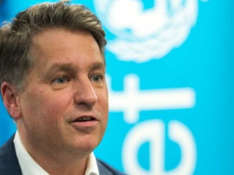 Il vice direttore dimissionario di Unicef Justin Forsyth (foto LaPresse)