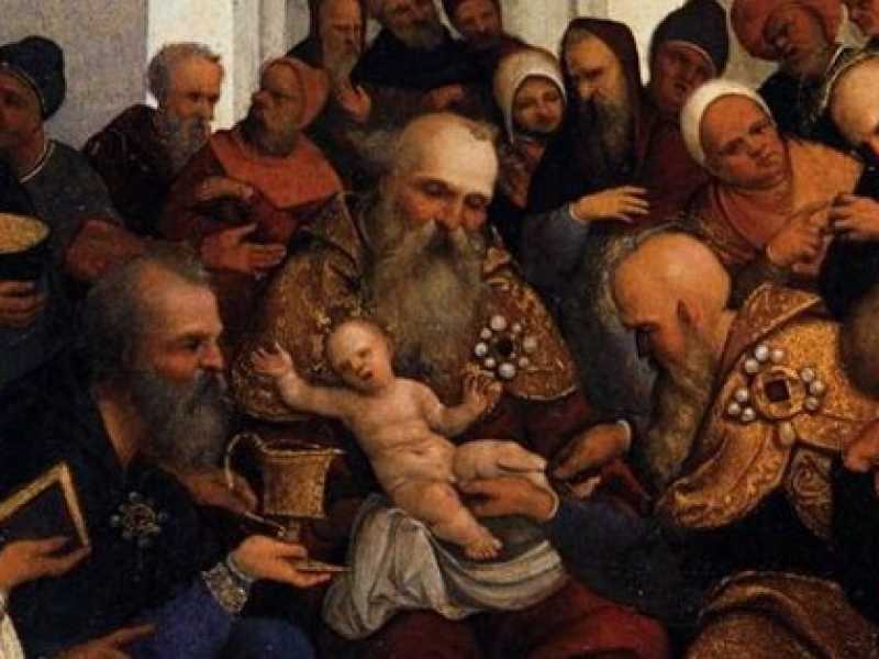 "La circoncisione di Ges&ugrave;", di Ludovico Mazzolino