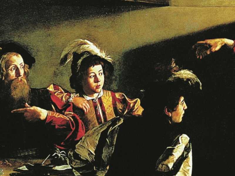 Caravaggio, &ldquo;Vocazione di san Matteo&rdquo;, 1599-1600