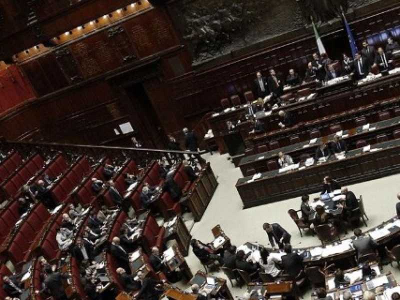 Una riunione della Camera dei deputati (foto LaPresse)