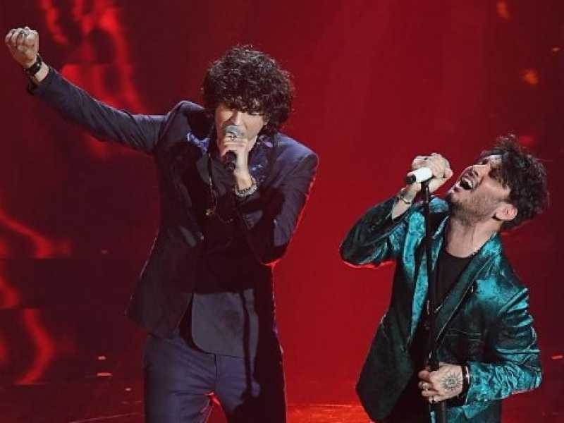 Ermal Meta e Fabrizio Moro a Sanremo 2018 (LaPresse)