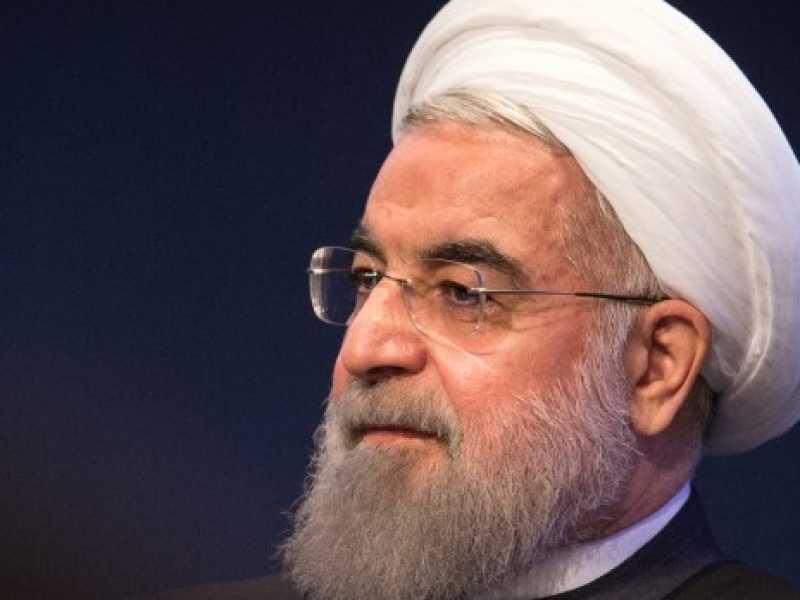 Il presidente iraniano Hassan Rouhani. Foto LaPresse