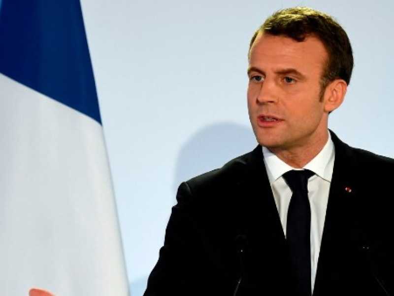 Emmanuel Macron (foto LaPresse)