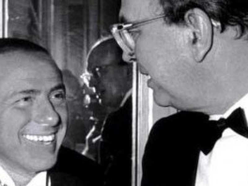 Silvio Berlusconi e Bettino Craxi 