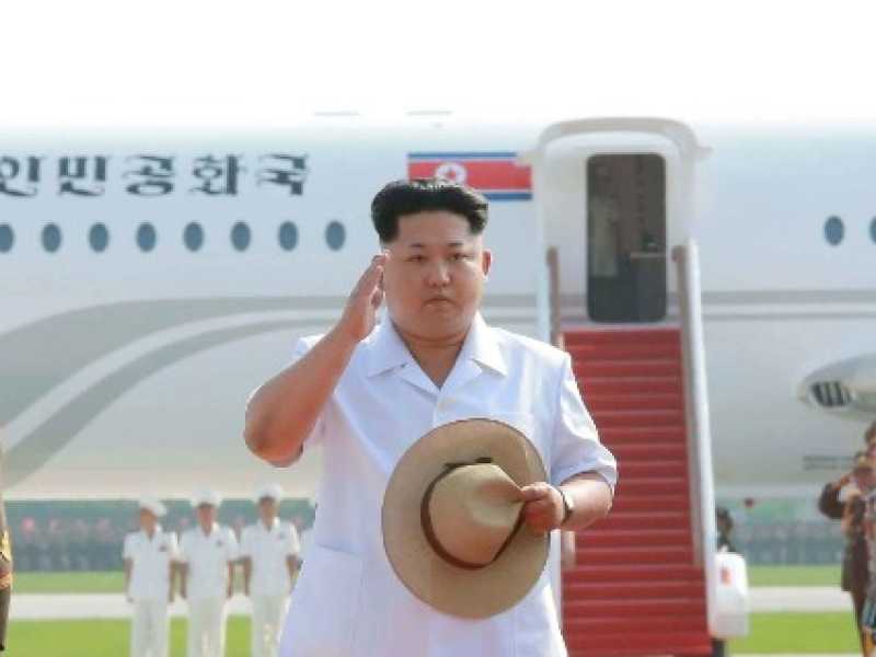 Kim Jong Un al 62&deg; anniversario vittoria della guerra di liberazione (foto LaPresse)