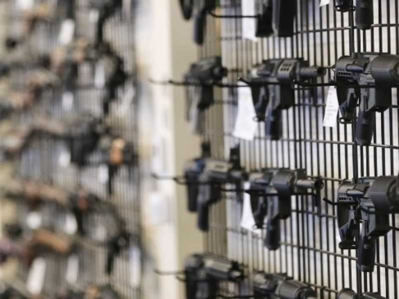Un negozio di armi a Las Vegas (foto LaPresse)