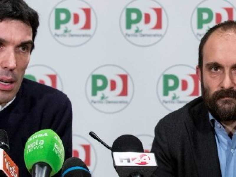 Maurizio Martina e Matteo Orfini (foto LaPresse)