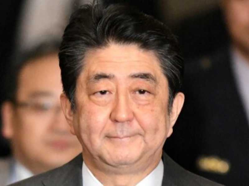 Il presidente giapponese Shinzo Abe (foto LaPresse)