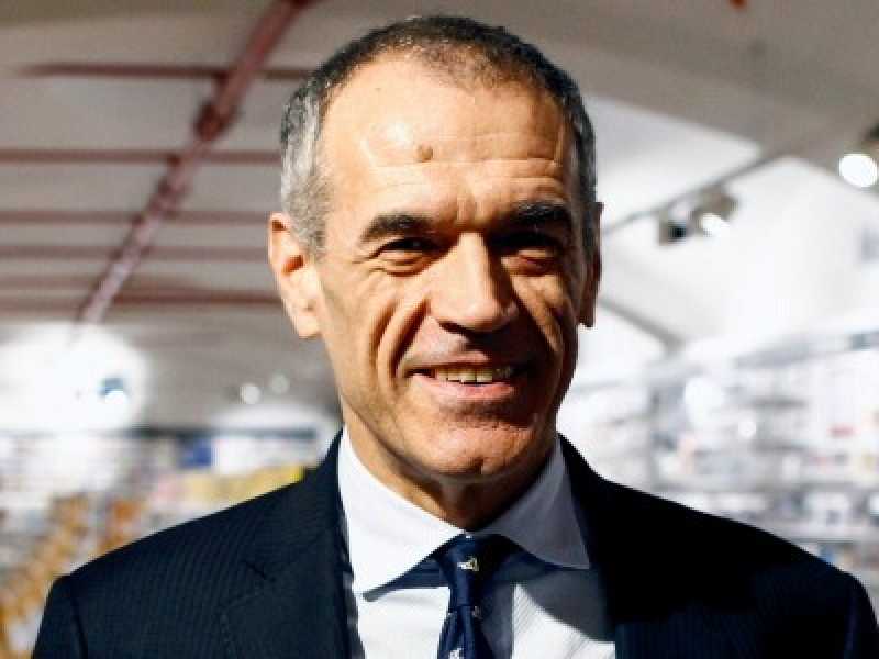 Carlo Cottarelli. Foto LaPresse