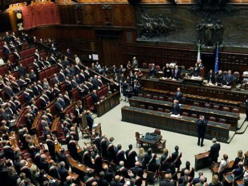 L'aula di Montecitorio (foto LaPresse)